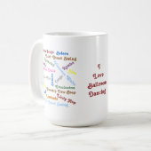 Mug Styles de danse de salle de bal (Devant gauche)