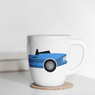 Mug Stylisé Convertible Sports Car avec nom