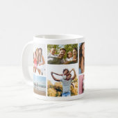 Mug Stylish 8 Photo Collage Keepsake (Devant gauche)