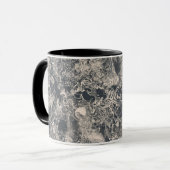Mug Stylish Black Paris Toile Design (Devant gauche)