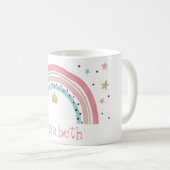 Mug Stylish Cute Rainbow Stars (Devant droit)