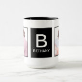 Mug Stylish Modern Custom Photo Personalised (Centre)