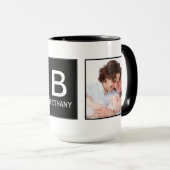 Mug Stylish Modern Custom Photo Personalised (Devant droit)