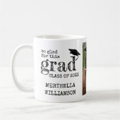 Mug Stylish Rustic Photo Graduation (Gauche)