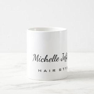 Mug Styliste de cheveux minimaliste tendance moderne V