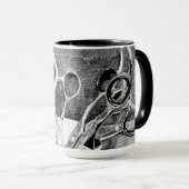 Mug Styliste des cheveux - Ciseaux (Devant droit)