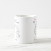Mug Styliste minimaliste des cheveux naturels longue v (Centre)