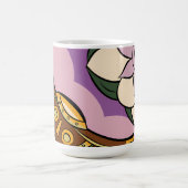 Mug Stylized Axe and Flower Design (Centre)