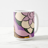 Mug Stylized Axe and Flower Design (Devant droit)