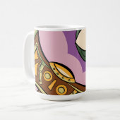 Mug Stylized Axe and Flower Design (Devant gauche)
