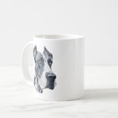 Mug Stylized Great Dane Head (Devant gauche)