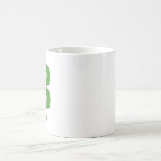 Mug Stylized Lucky 4-Leaf Clover (Centre)