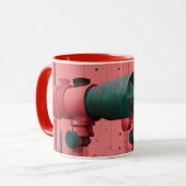 Mug Stylized observation glasses, likely a digital  (Devant gauche)