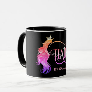 Mug Stylliste de cheveux extension de cheveux en or mo