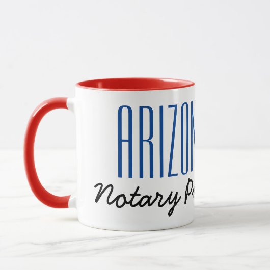 Mug Stylo à poitrine publique de l'Arizona (Gauche)