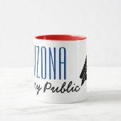 Mug Stylo à poitrine publique de l'Arizona (Centre)
