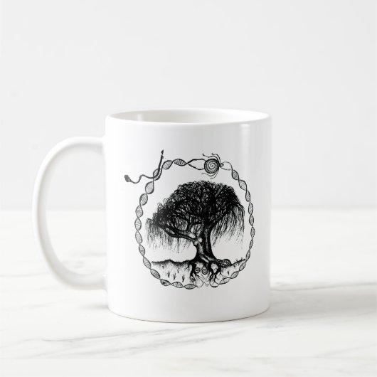 Mug Stylo et déesse de l'encre Willow Tree (Gauche)