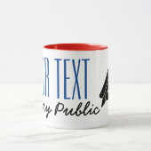 Mug Stylo porté en équilibre personnalisable de (Centre)