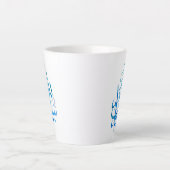 Mug - SubhanAllah Calligraphie bleu (Devant)