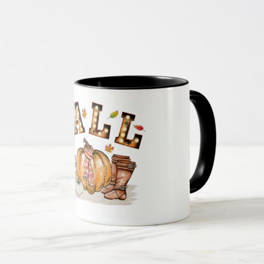 Mug Sublimation automne (Devant droit)