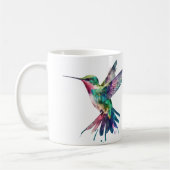 Mug Sublimation de colibri d'aquarelle pour l'amoureux (Gauche)