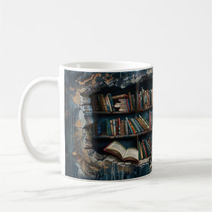 Mug Sublimation de la bande 3D de la bibliothèque 3D e