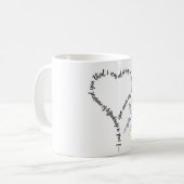 Mug Sublimation de libellule inspirationnelle/commémor (Devant gauche)