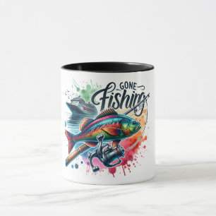 Mug Sublimation de pêche/ Pêche à la traîne
