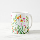 Mug Sublimation fleur sauvage (Devant droit)