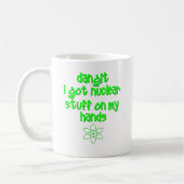 Mug Substance nucléaire sur des mains (Gauche)