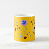 Mug Substances particulaires de Tasse-Urine de café (Centre)