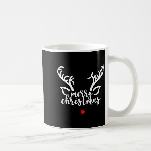 Mug Subtle Anti Trump Hidden Message Christmas Reindee (Droite)