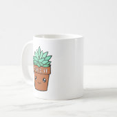 Mug Succès | Amusant Plante Succulent (Devant gauche)