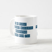 Mug Succès au parachutisme (Devant gauche)