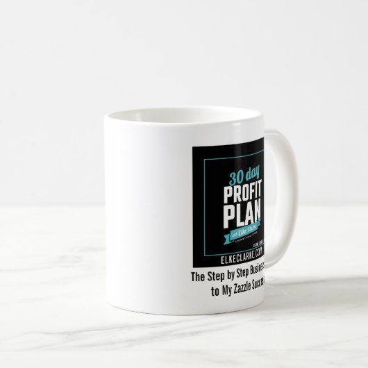Mug succès avancé de cours de Zazzle de plan de (Devant droit)