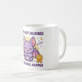 Mug Succès Débloqué Chauve-Souris Dormeuse Professionn (Devant droit)