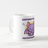 Mug Succès Débloqué Chauve-Souris Dormeuse Professionn (Devant gauche)