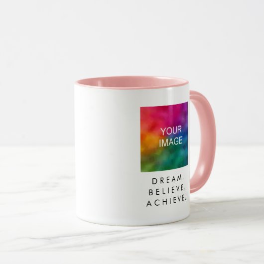 Mug Succès Dream Croire Atteindre un devis de texte pe (Devant droit)