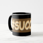 Mug "#SUCCESS" Conception sympa. Commandez dès mainten (Devant gauche)