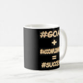 Mug "SUCCESS EQUATION" Mignonne conception. Commandez (Devant droit)