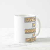 Mug "SUCCESS EQUATION" Mignonne conception. Commandez (Devant droit)