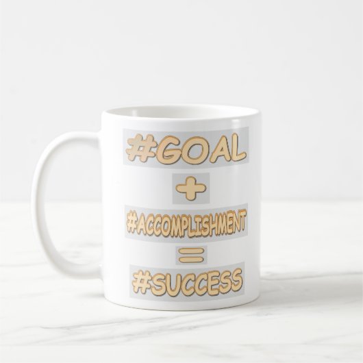 Mug "SUCCESS EQUATION" Mignonne conception. Commandez (Gauche)