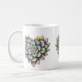 Mug  succulent heart shape Classic Mug, 11 oz (Gauche)