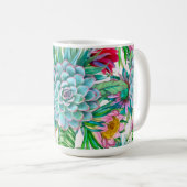 Mug Succulent jardin tropical (Devant droit)