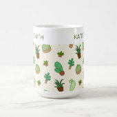 Mug Succulent personnalisé et cactus dans un Motif de (Centre)
