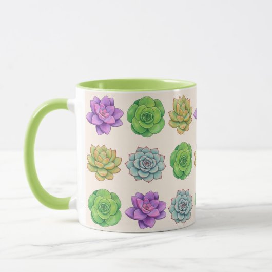Mug Succulentes (Gauche)