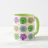Mug Succulentes (Devant droit)