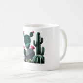 Mug Succulents de désert géométriques minimalistes (Devant droit)