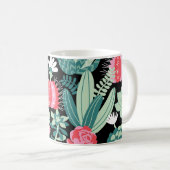 Mug Succulents de style scandinave Motif sans couture (Devant droit)