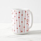 Mug Succursales du Coeur Rouge mignonne Saint Valentin (Devant droit)